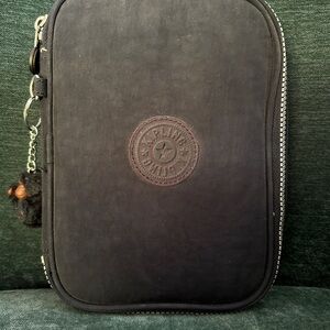 Kipling 100 Pens Pencil Case Dark Blue